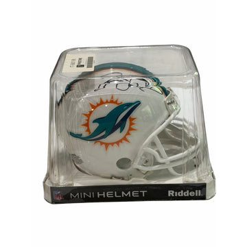 Jason Taylor HOF 2017 Autographed NFL Miami Dolphins Riddell Mini Helmet