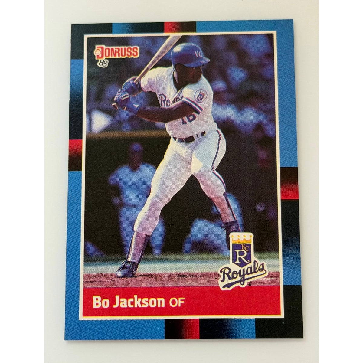 1988 Donruss Bo Jackson #220 Kansas City Royals baseball card, front