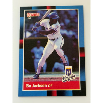 1988 Donruss Bo Jackson #220 Kansas City Royals baseball card, front