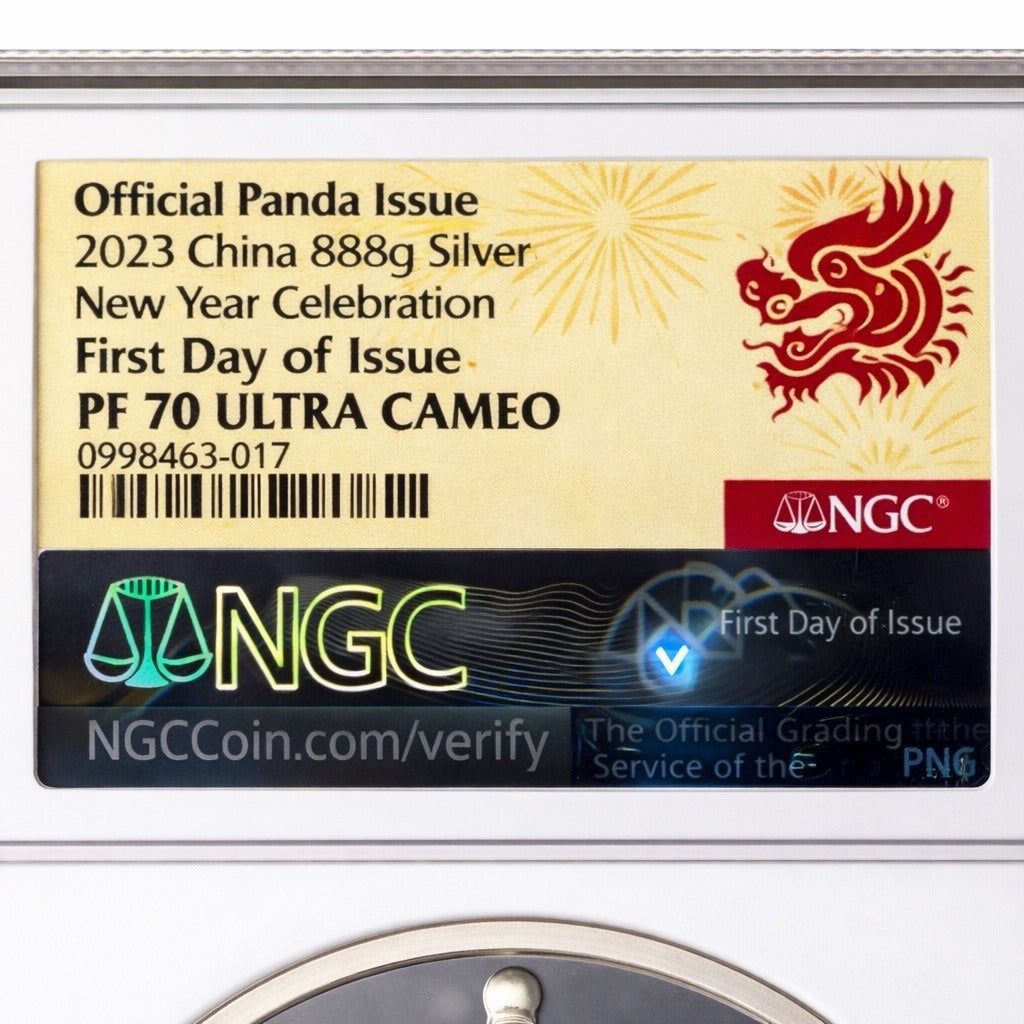 2023 China Panda 888g 28.8 oz Proof Silver NGC PF70 Ultra Cameo FDI — photo 5