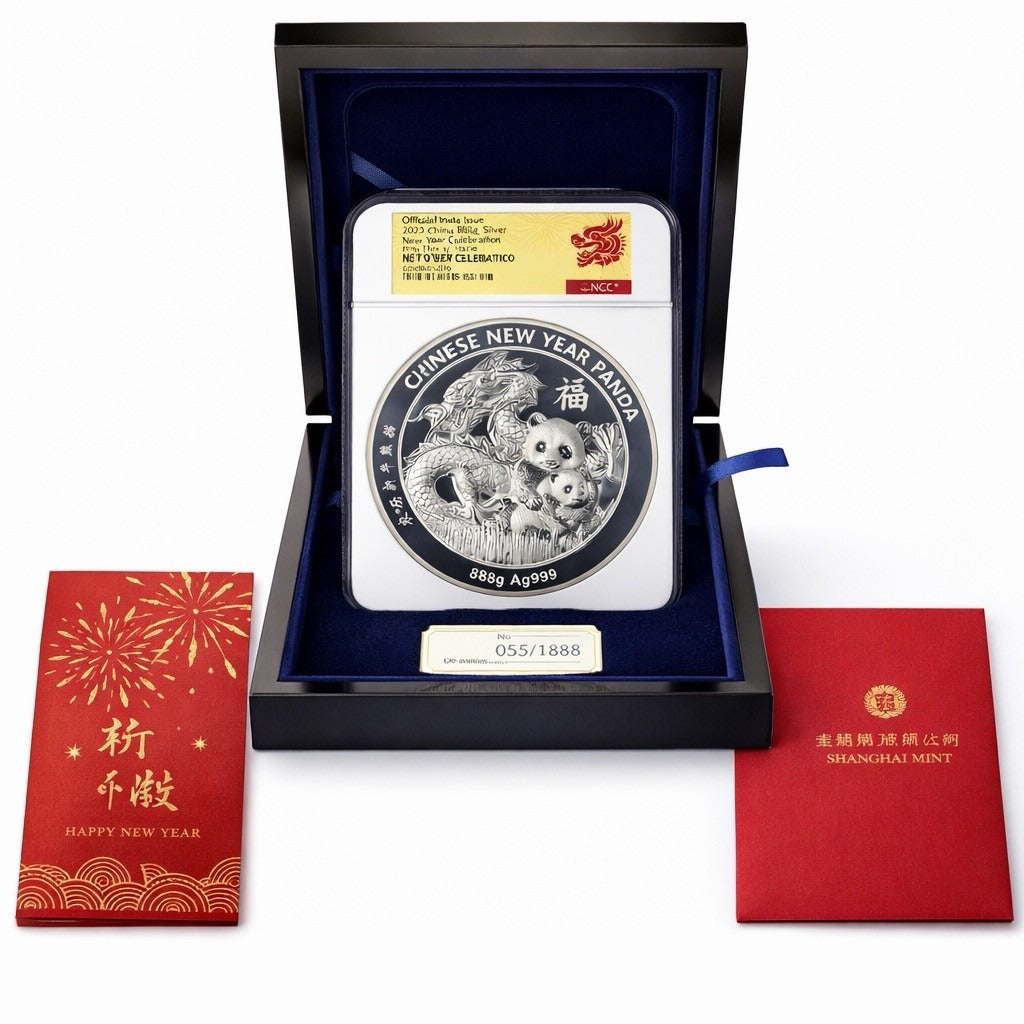 2023 China Panda 888g 28.8 oz Proof Silver NGC PF70 Ultra Cameo FDI — photo 7