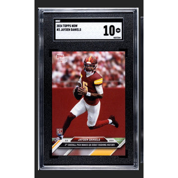 Jayden Daniels RC 2024 Topps NOW #3 SGC 10 NFL Washington Commanders