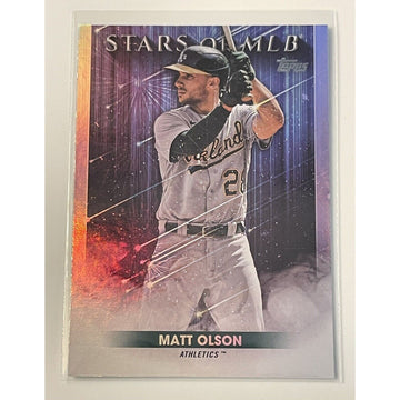 2022 Topps Series 1 Matt Olson #SMLB-50 Stars of MLB - Oakland Athletics/Braves*