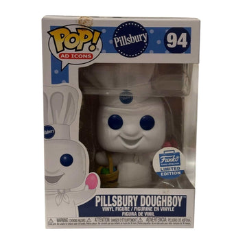 Limited Edition Pillsbury Doughboy Funko Pop #94 vinyl figure with Easter basket in original box