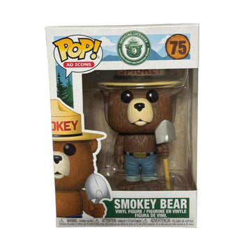 Smokey Bear Funko Pop vinyl figure with shovel 75th Anniversary collectible in box