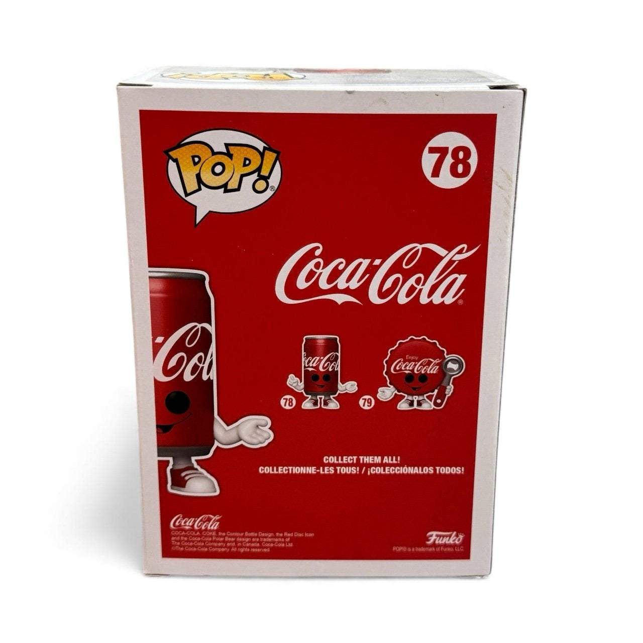 Funko Pop Coca-Cola Can #78 vinyl figure in sealed box with classic red can design and animated character