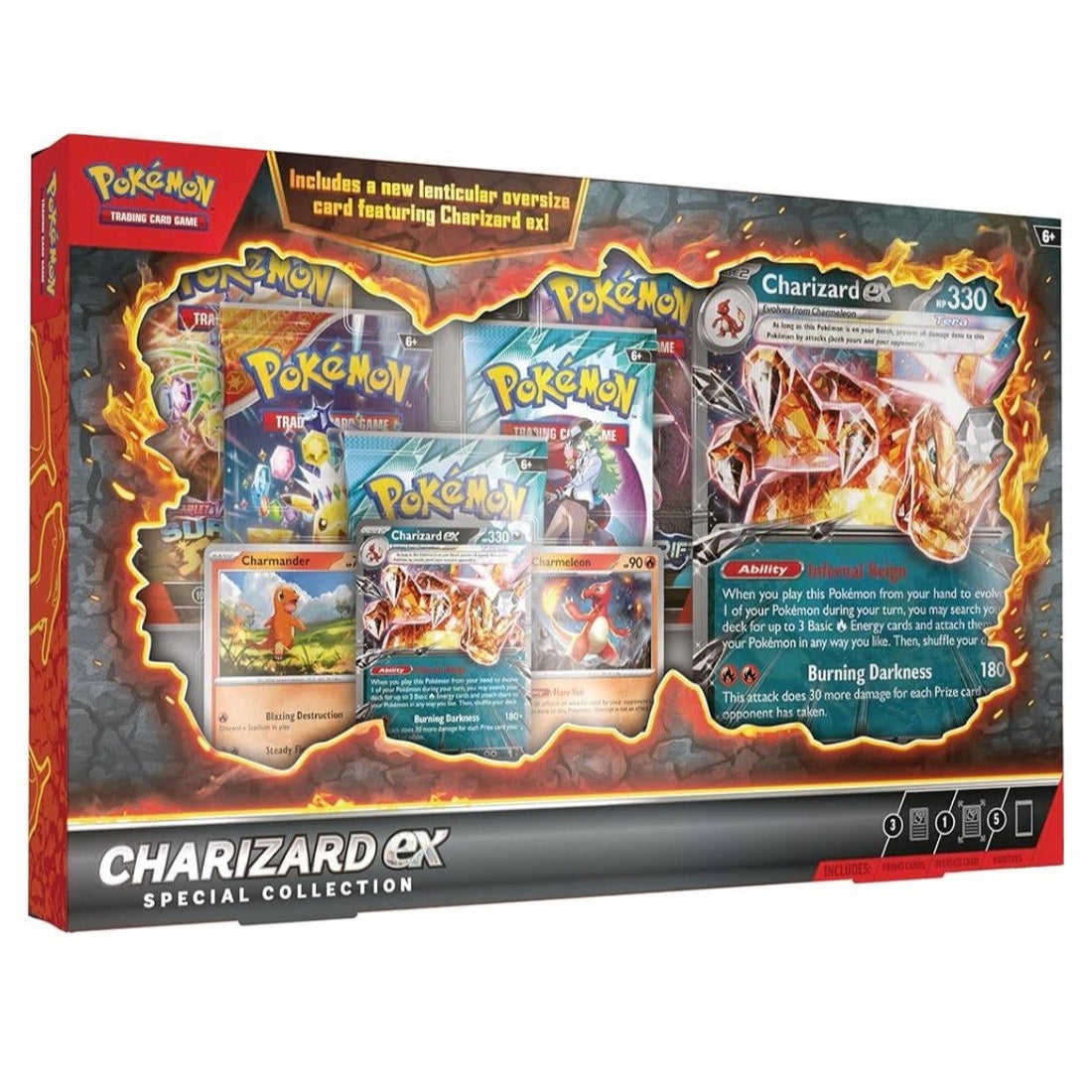 New-SEALED Pokémon TCG Charizard ex Special Collection SPANISH BOX