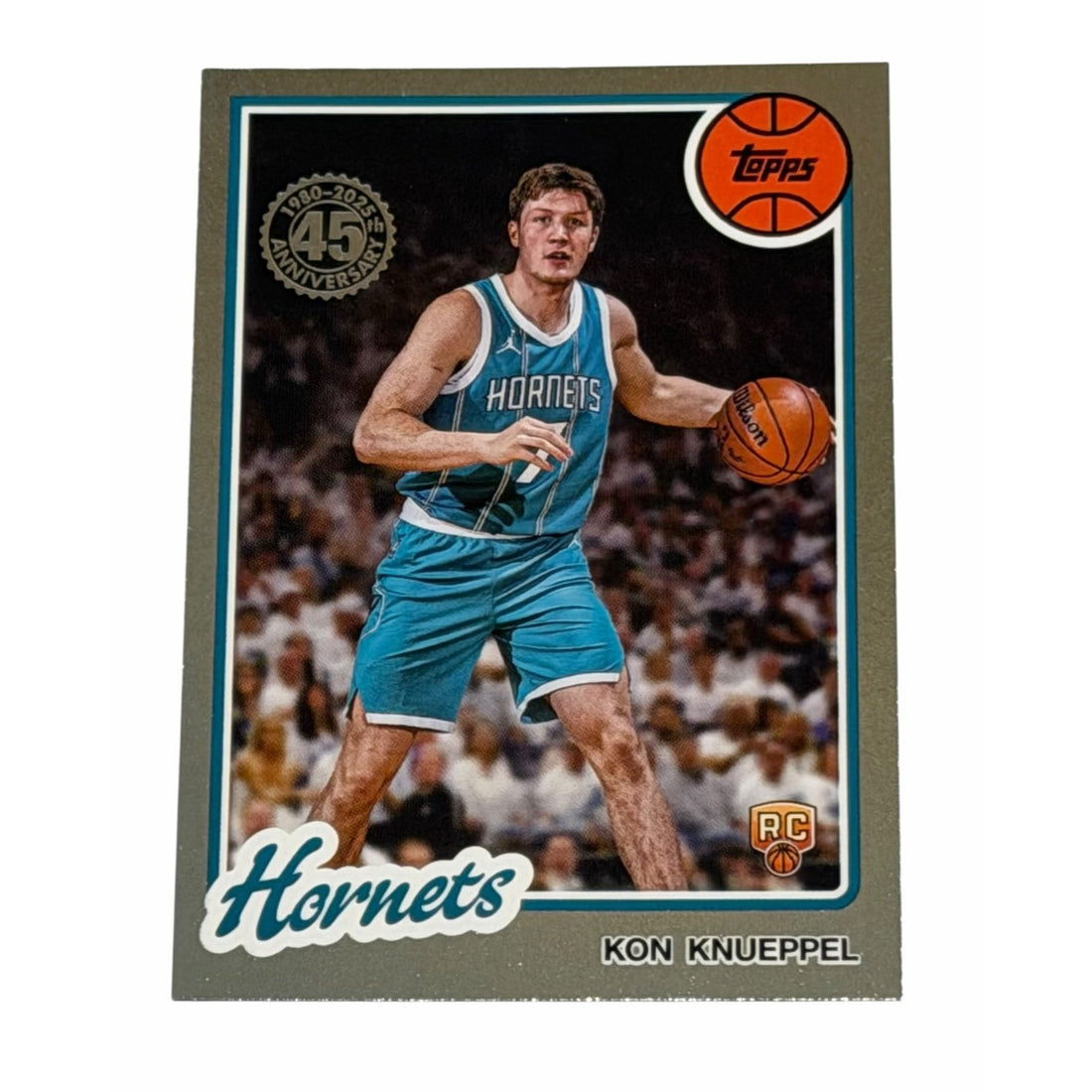 Kon Knueppel Topps Kon Knueppel RC 2025 Topps 45th Anniversary 80BK-53 NBA Charlotte Hornets