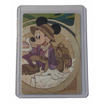 Disney Lorcana Mickey Mouse Safari Promo NM Puzzle Advertisement Trading Card