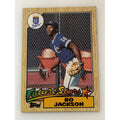 1987 Topps Bo Jackson #170 Future Stars Kansas City Royals baseball card, front