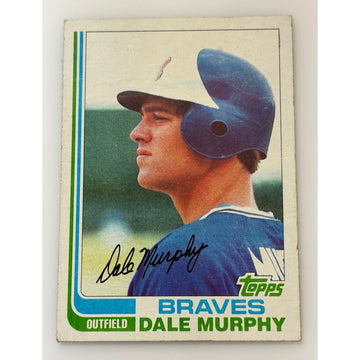 1982 Topps Dale Murphy #668 Atlanta Braves baseball card, front