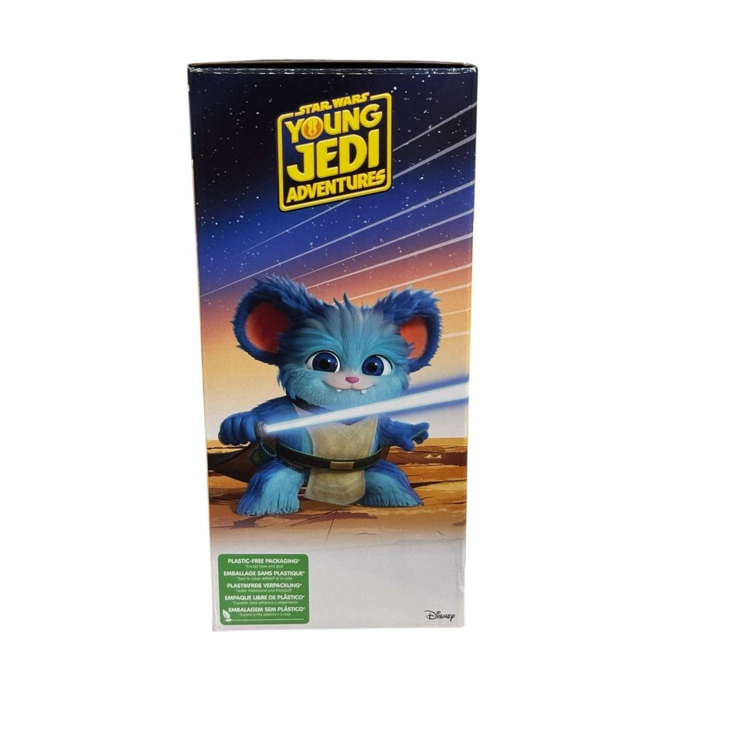 Star Wars Young Jedi Adventures Nubs 12 inch fuzzy plush with lightsaber by Hasbro Disney