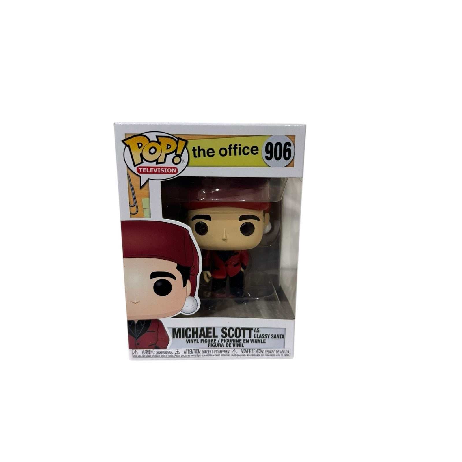 Funko Pop The Office Michael Scott Classy Santa vinyl figure in box