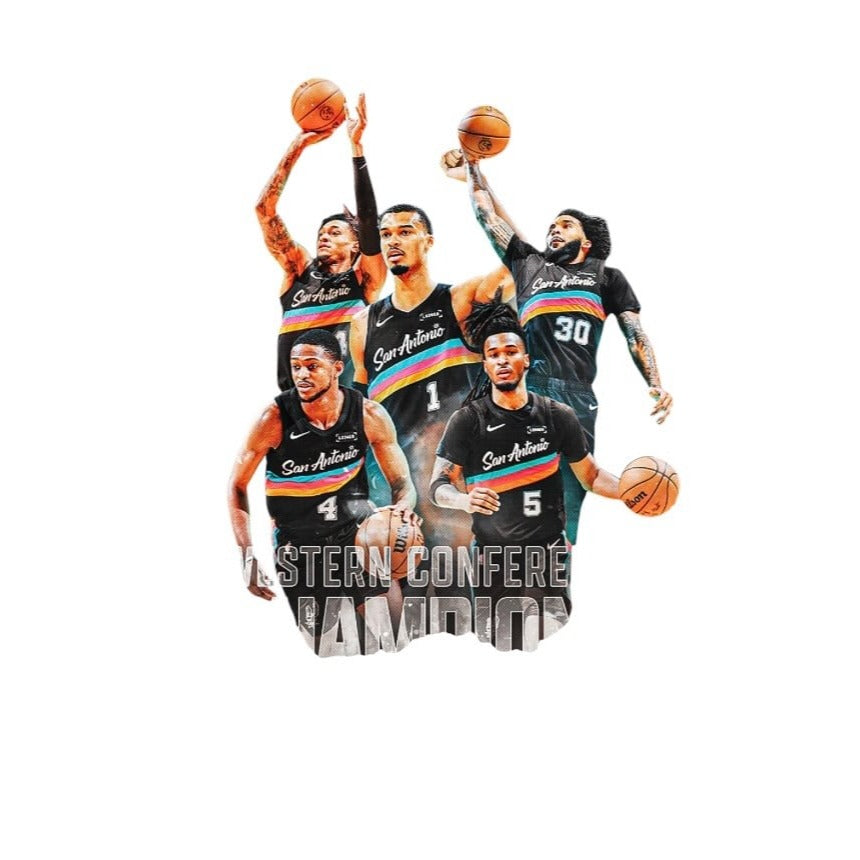 Limited Topps NOW San Antonio Spurs 2026 Western Conference Champions WCSA