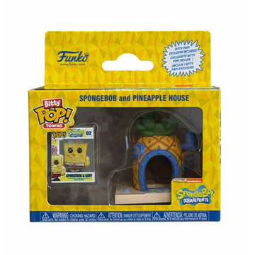 New Arrival SpongeBob Pineapple House Bitty Pop Towns Funko Figure Set
