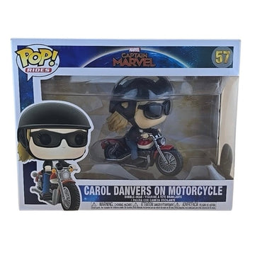 Funko Pop Rides Marvel Captain Marvel Carol Danvers on Motorcycle #57