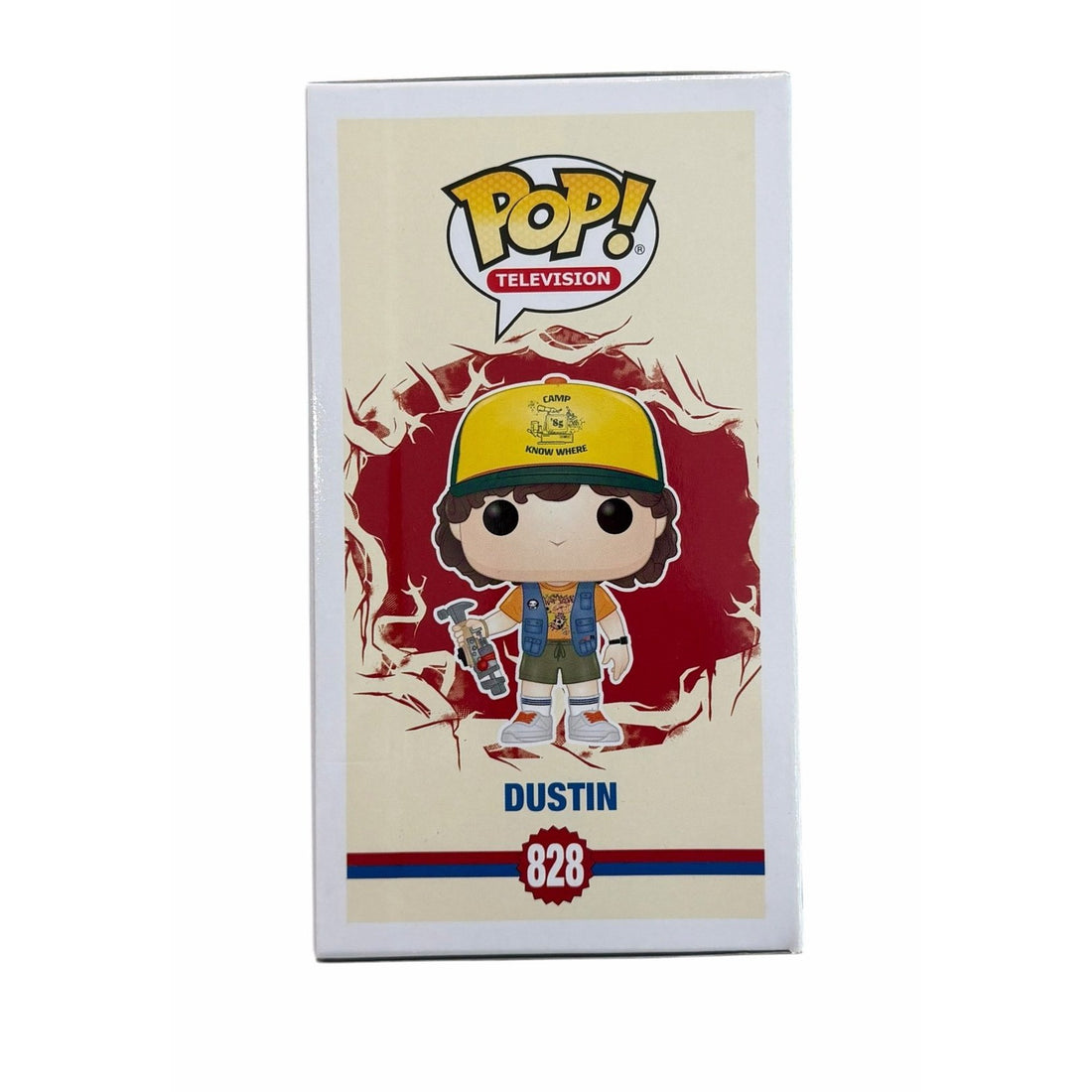 Funko Pop Dustin #828 Stranger Things Target Exclusive Camp Know Where