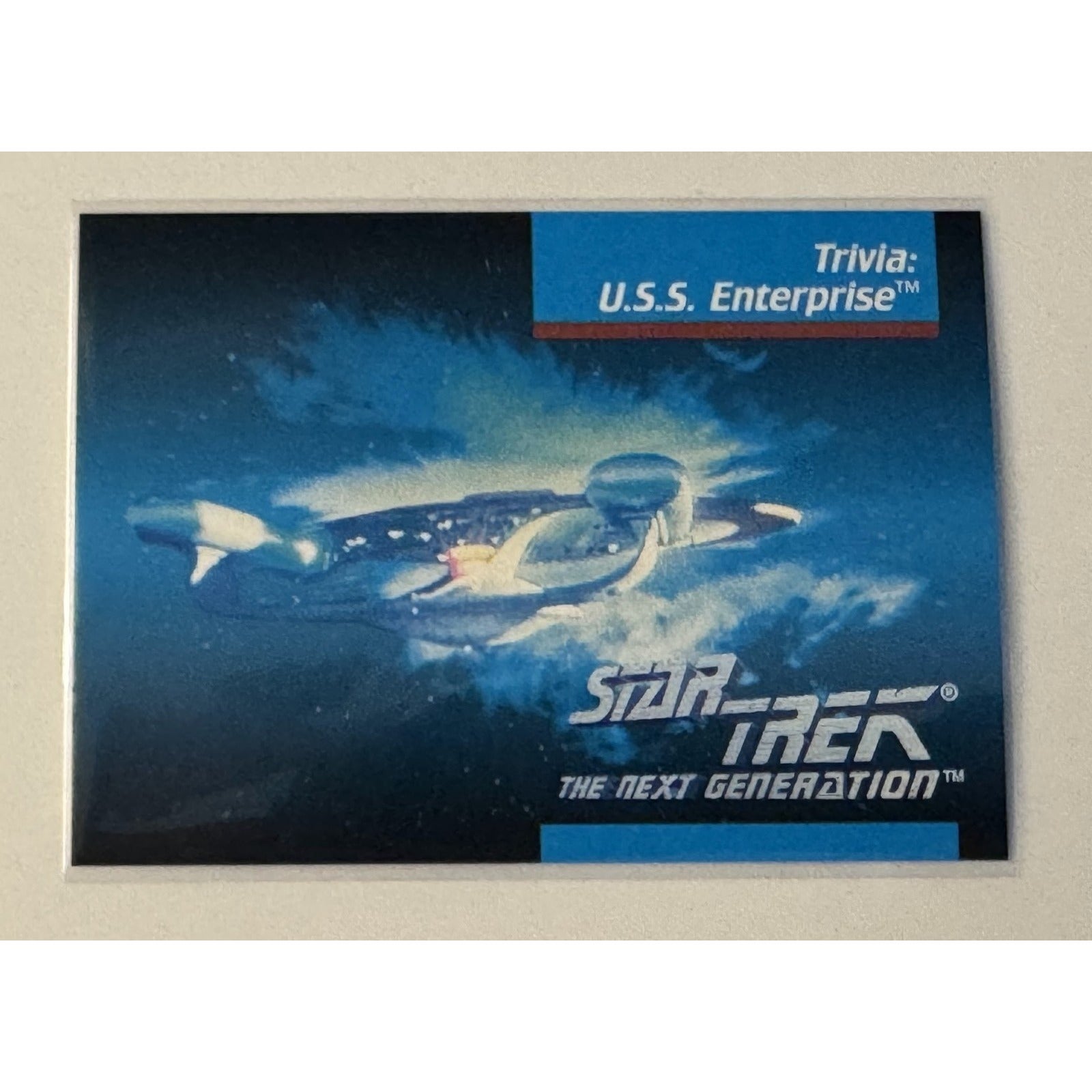 1992 Paramount Impel Star Trek: The Next Generation # USS Enterprise - Near Mint