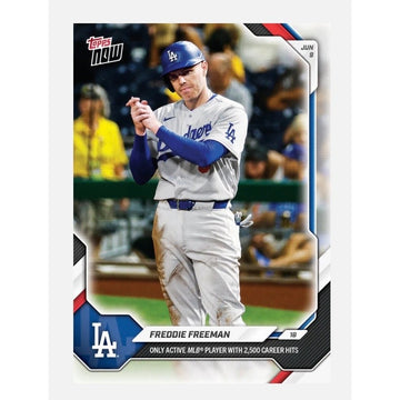 Freddie Freeman PR 3887 2026 MLB Topps NOW #310 MLB LA Dodgers 2,500 Hits