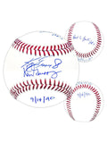 Father-Son Ken Griffey Jr & Sr signed MLB baseball — white background 2