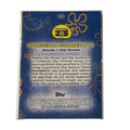 Topps Chrome SpongeBob 25th Anniversary Painty the Pirate S-15 trading card back view