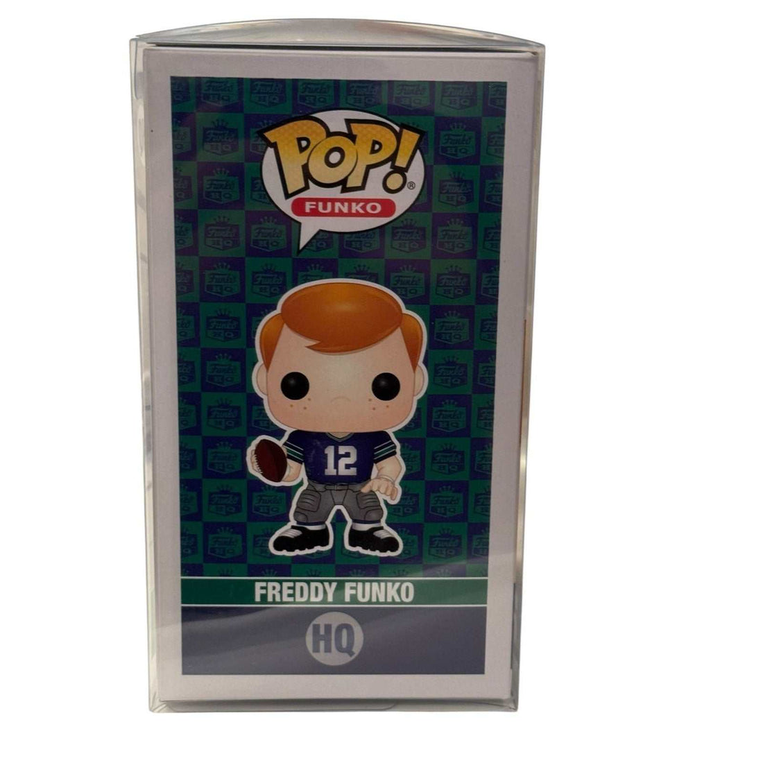 Freddy Funko HQ Exclusive Football 12 Limited Edition vinyl figure in football gear in collector box