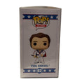 Evel Knievel Funko Pop Icons 62 vinyl figure in red, white, and blue jumpsuit collectible box