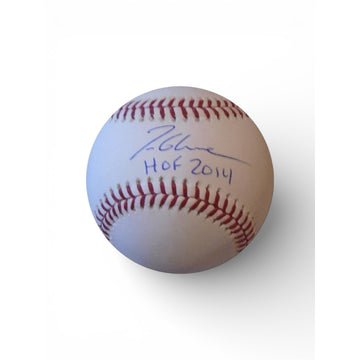 Tom Glavine Signed Official MLB Baseball HOF 2014 Inscription JSA Authenticated