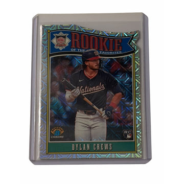 Dylan Crews RC 2025 Bowman Chrome ROY1 Rookie of the Year Favorites Nationals