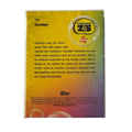 Topps Chrome SpongeBob 25th Anniversary Sandals #152 trading card back view with character info