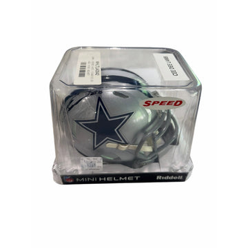 CeeDee Lamb Signed Dallas Cowboys Speed Mini Helmet NFL Authenticated Auto