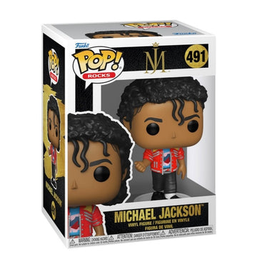 Premium Funko Pop Rocks Michael Jackson Beat It and Thriller bundle featuring #359 & #491