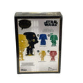 Funko Pop Pin Star Wars Stormtrooper 51 gold chrome enamel collectible pin packaging back view