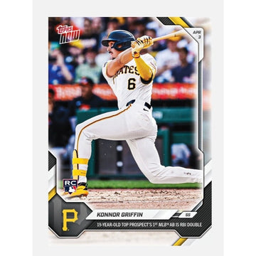 Limited PR Konnor Griffin RC 2026 MLB Topps NOW Card 49 Pirates MLB Debut