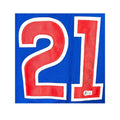 Sammy Sosa signed Chicago Cubs royal blue jersey number 21 with Beckett certification