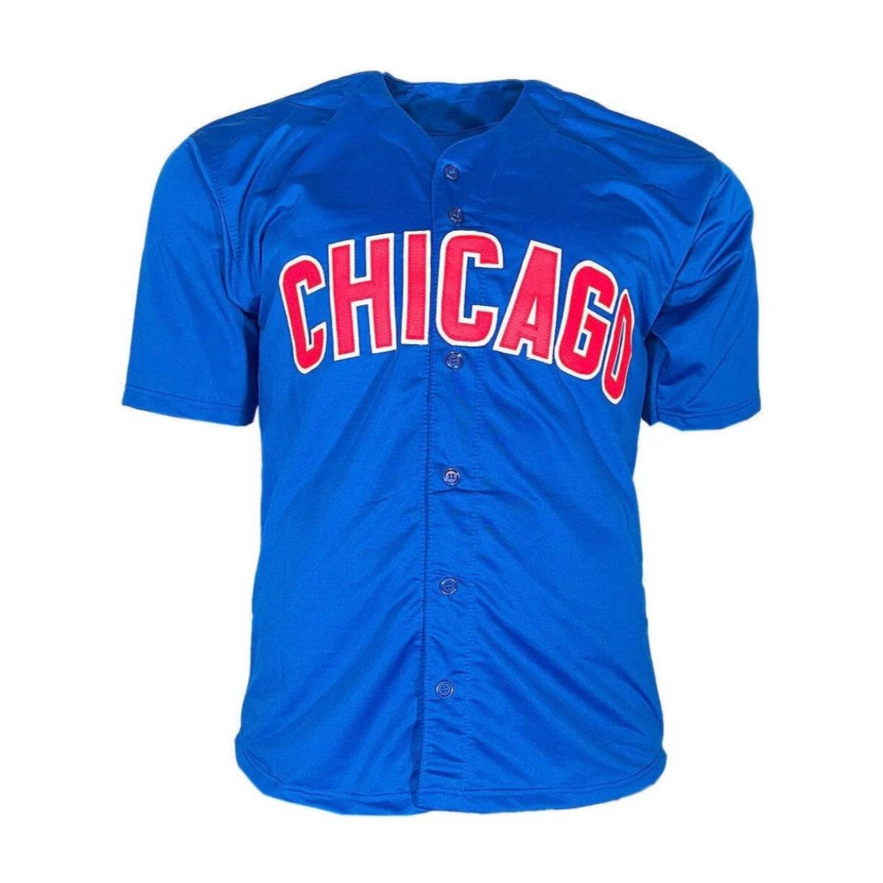 Sammy Sosa signed Chicago Cubs royal blue baseball jersey Beckett certified