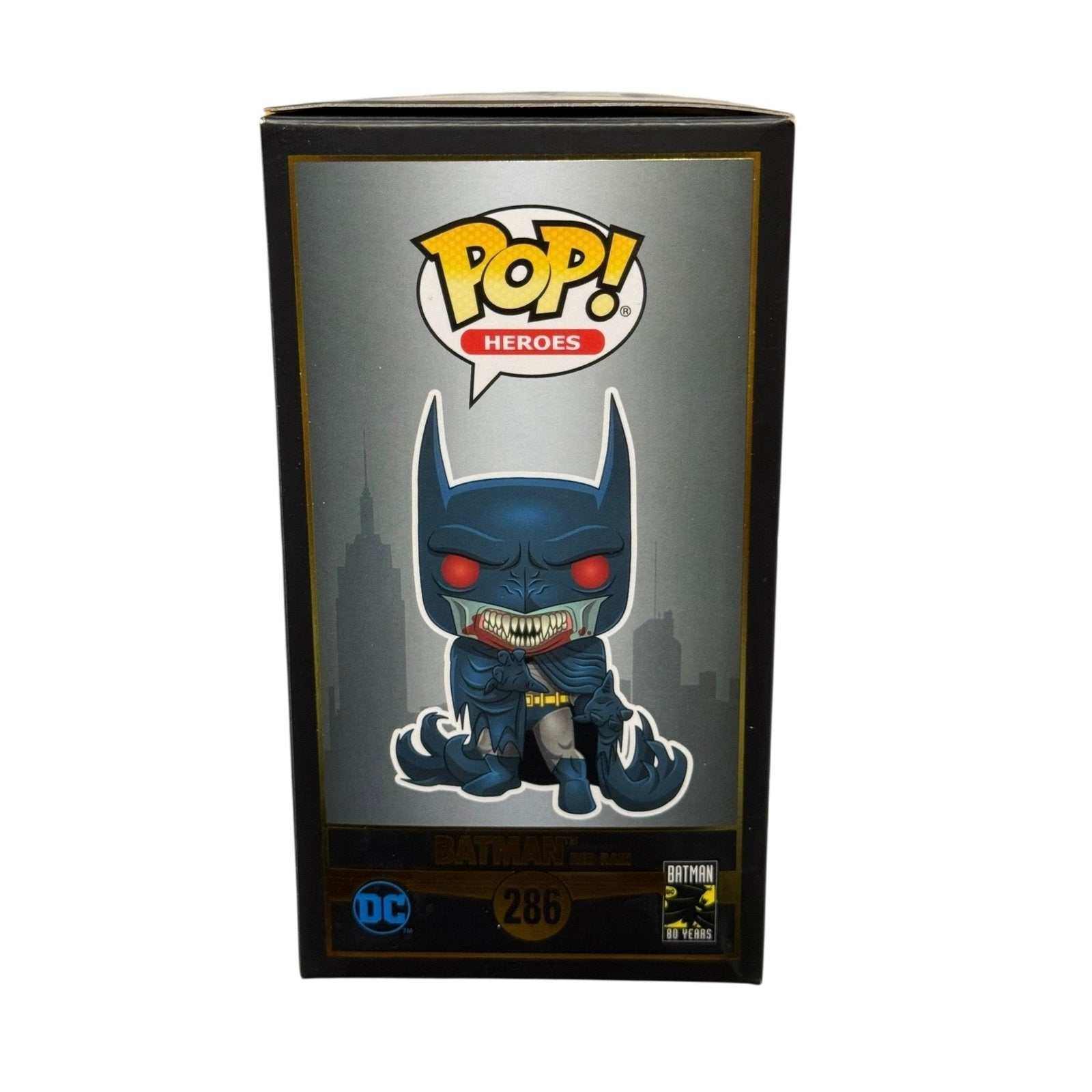Batman Red Rain Funko Pop 286 DC Heroes horror-style collector figure in box