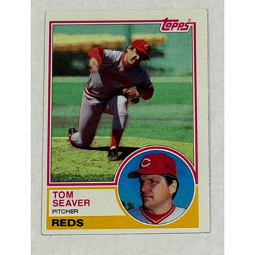 Topps Tom Seaver Vintage Tom Seaver 1983 Topps #580 MLB Cincinnati Reds HOF EX