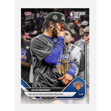 Jalen Brunson Limited PR 2026 Topps NOW® NBA Eastern Conference Finals MVP Card