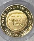 1997-W $5 Jackie Robinson Gold PCGS PR70 DCAM Cert 53909699 — original photo