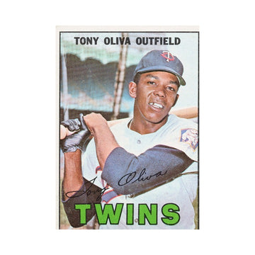 Tony Oliva 1967 Topps #50 MLB Minnesota Twins Vintage VG Baseball Card — original product photo 1