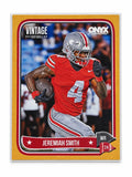 Jeremiah Smith RC 2024 Onyx Vintage Football Yellow /150 Ohio State Rookie WR — original product photo 1