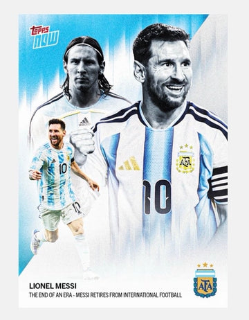 Lionel Messi 2026 Topps NOW #001 front