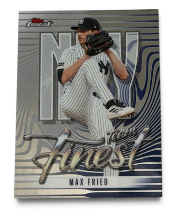 Max Fried 2026 Topps Finest Team Finest #TF-5 MLB New York Yankees — original photo 1
