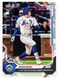 Carson Benge RC 2026 Topps NOW RC #198 MLB NY Mets Walk Off Hit Rookie Card — original product photo 1