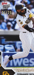Fernando Tatis Jr 2025 Topps NOW #314 Orange /25 Padres Walk Off HR PR 795 — original product photo 2