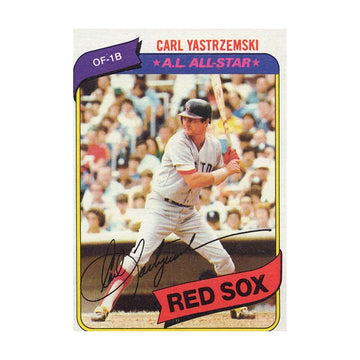 Carl Yastrzemski 1980 Topps #720 MLB Red Sox Vintage VG Raw Baseball Card — original product photo 1