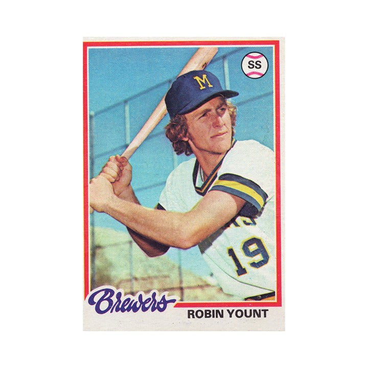 Robin Yount 1978 Topps #173 MLB Milwaukee Brewers Vintage VG Baseball Card — original product photo 1