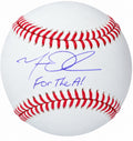 Matt Olson Signed Rawlings OML Baseball “For The A!” MLB Braves Holo COA — original photo 1