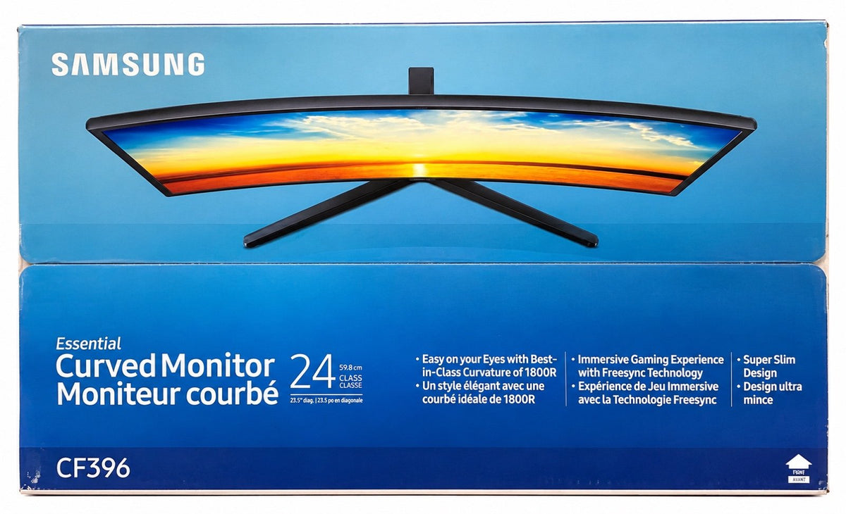 Samsung CF396 24” Curved LED Monitor Full HD 1080p FreeSync Gaming HDMI — original listing photo 1